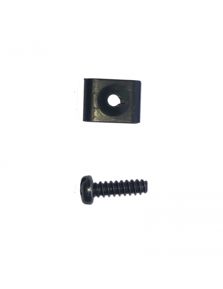 Fan Cage Fixing Clips - Clip & Screw - Set of 6